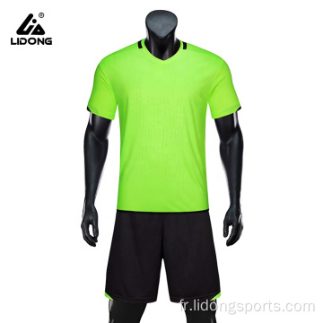 Hot Selling Team Populaire Soccer uniforme rapide Soccer